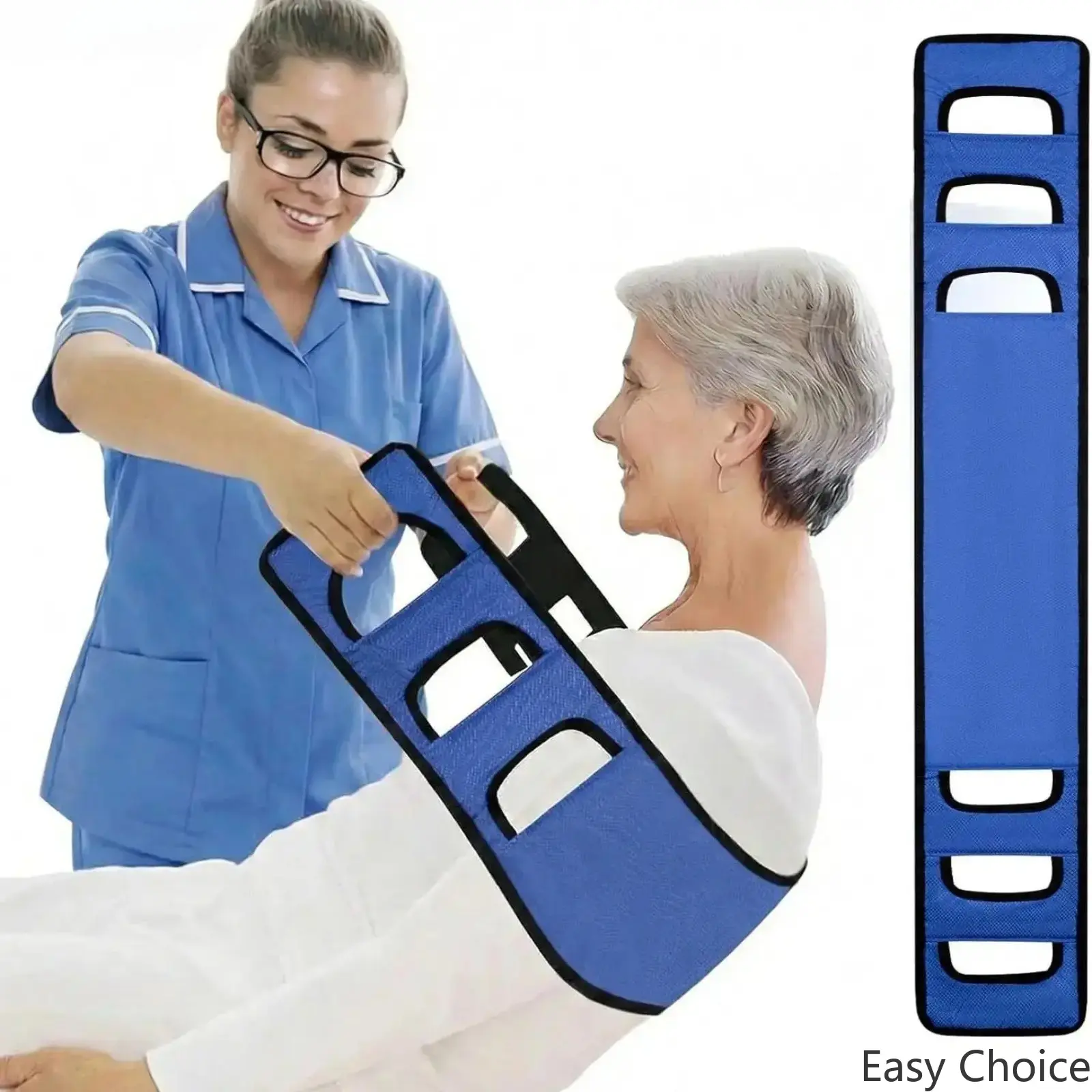 Patient Transfer Lift Assist Gait Belt, Anti-Slip Safety Support Transfer Sling Strap, Elderly Mobility Aid For Standing Help, Rehabilitation Home Nursing Care Tool