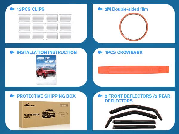 Nilight in Channel Window Deflectors for Toyota Tundra 2022 2023 2024 2025 Double Cab Vent Window Visors, Rain Guards-4PCS Truck Vehicle Car Accessories Auto Accessories dealsforyoudays Automotive Cover Nilight in Channel Window Deflectors for Toyota Tundra 2022 2023 2024 2025 Double Cab Vent Window Visors, Rain Guards-4PCS Truck Vehicle Car Accessories Auto Accessories dealsforyoudays Automotive Cover