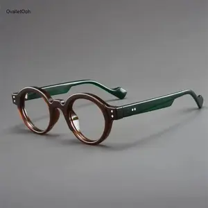 2026 Retro Round Tortoiseshell Glasses, Unisex Vintage Optical Frames, Lightweight Stylish Eyewear for Daily Wear
