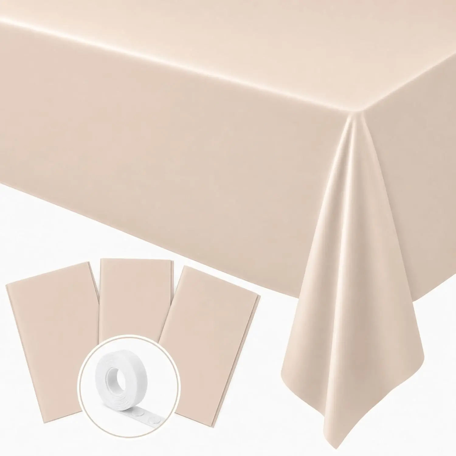 Beige (Pack of 3)