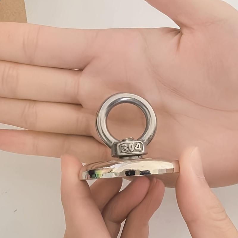 Retractable Magnetic Fishing Kit| 1000cm Long Rope| Suitable for River Fishing/Suspended and Fixed/Heavy Retrieval| 393.7-inch Load-Bearing Rope| Industrial-Grade Magnetic Design, Retractable Magnetic Fishing Kit