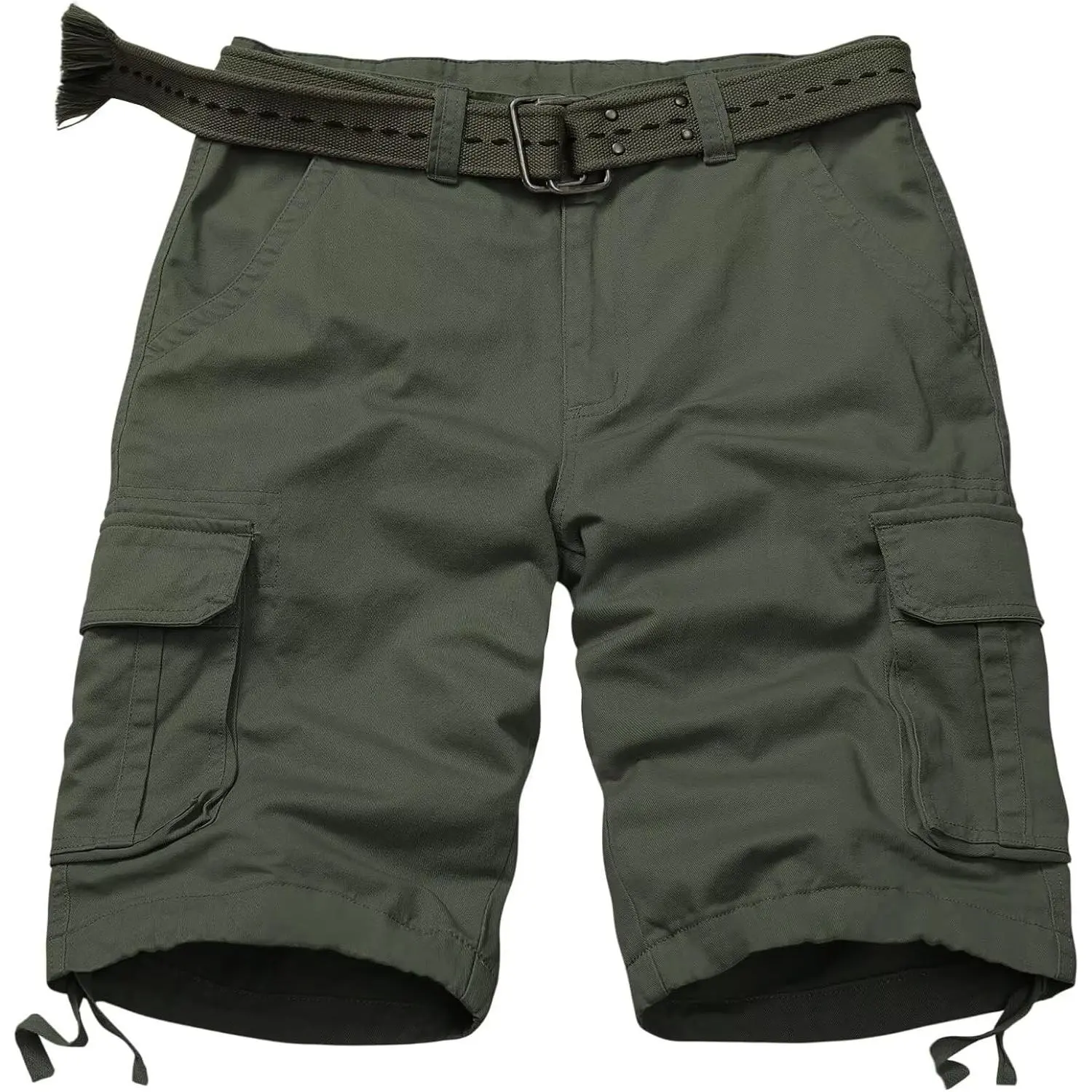 Men's Relaxed Fit Camo Cargo Shorts, Multi-Pocket Work Shorts with 11" Inseam(Gift)