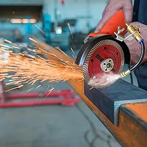 GJANSH Angle Grinder Dust Remover Water Sprayer, 3.9" (10cm) Aluminum & Brass Misting Attachment, Dual-Mode Adjustable Water Feed for Cutting Tile, Concrete, Marble & Stone GJANSH Angle Grinder Dust Remover Water Sprayer, 3.9" (10cm) Aluminum & Brass Misting Attachment, Dual-Mode Adjustable Water Feed for Cutting Tile, Concrete, Marble & Stone