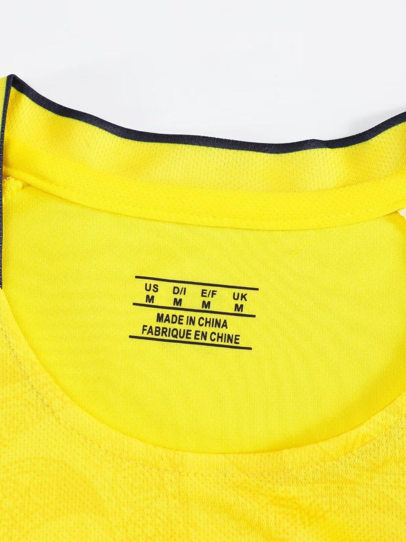 New Football Jersey Set, Ronaldo Fan Gear, Men's Sports, Short Sleeve Shirt and Shorts, Training and Match Wear, All Seasons