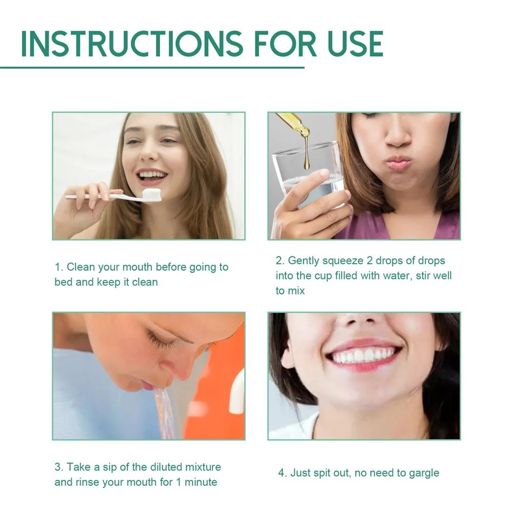 Gum Repair Drops Relieve Receding Gingival Swelling Gum Cleaning Care Oral Periodontal Hygiene Remove Yellow Remove Stain Gum Repair Drops Relieve Receding Gingival Swelling Gum Cleaning Care Oral Periodontal Hygiene Remove Yellow Remove Stain
