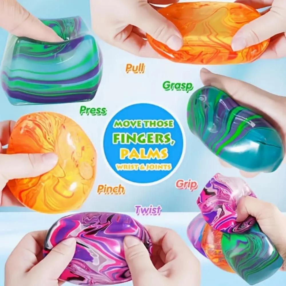 Anxiety Relief Sensory Toy, Soft Touch Stress Ball, Stress Relief Fidget, Hand Strength Training, Party Gift, Birthday Present, Filler for Gift Bags, Squishies