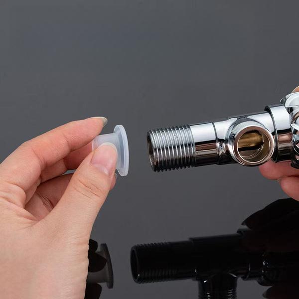 30 Silicone Washers Set, Leak-Proof Rubber Seals for Faucets, Angle Valves, Pipes, Essential Hardware Replacement Kit