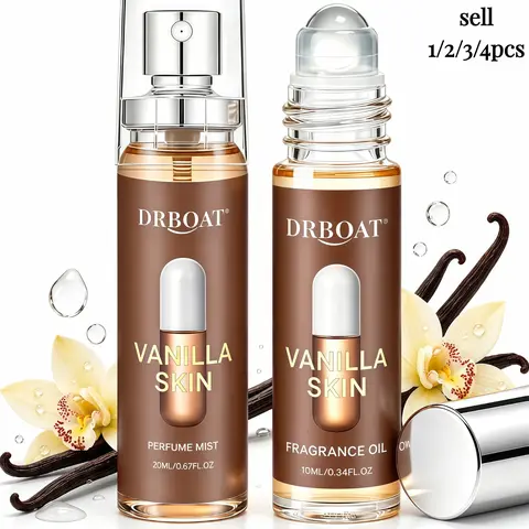 Vanilla Skin Pheromone Oil - Rich 10ml Perfume Oil for Women,Vanilla Fruit Languorous Eau De Toilette,Portable Fragrance Body Oil, For Daily Use, Convenient for Travel.Available in a 20ml Version with a Rich, Intense Fragrance. Fruity Vanilla Perfume