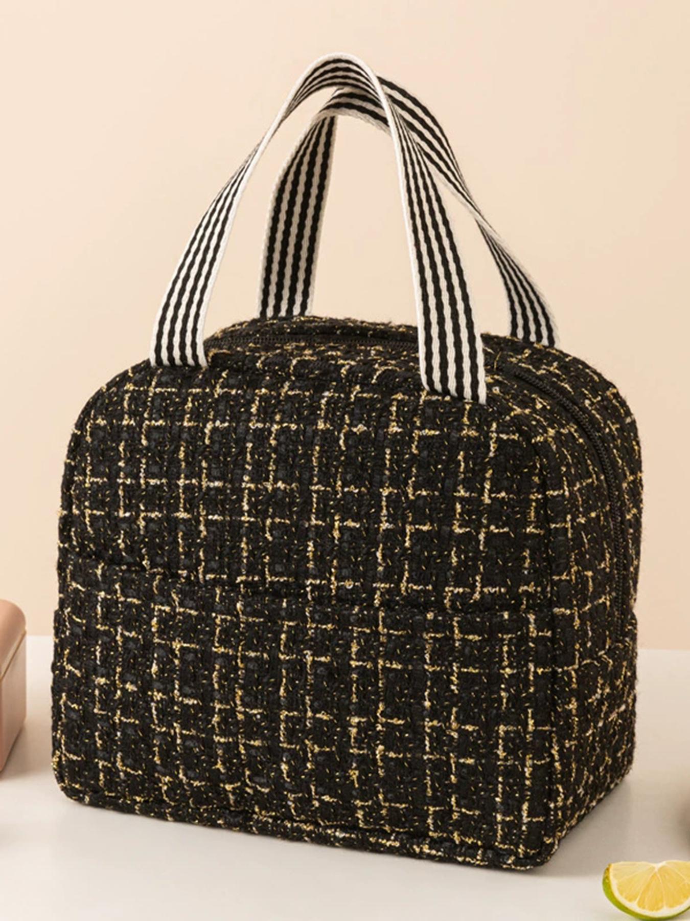 Large Capacity Insulated Lunch Bag, Thickened Food Container Bag, Commuter Bento Box, Picnic Bag, Thermal Meal Pouch