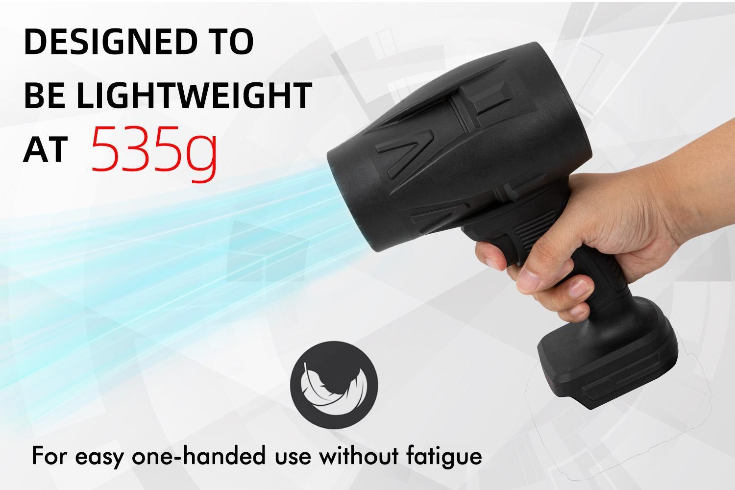 DailyLife Cordless Turbo Jet Blower 21V Lithium-Ion Battery 130000 RPM Air Duster for Car Cleaning Drying Snow Removal BBQ Electronics Perfect Christmas Gift