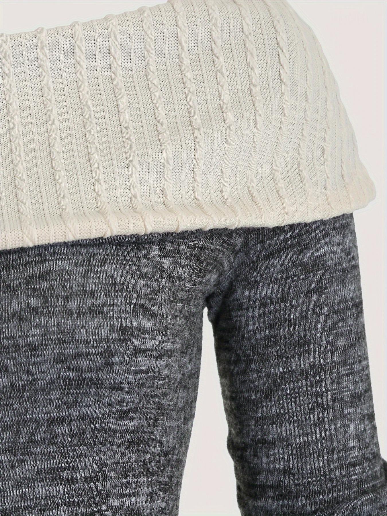 Women's Colorblock Lace Up Off Shoulder Dress, Casual Grommet Eyelet Long Sleeve A Line Dress for Fall & Winter, Women's Clothing for Daily Wear