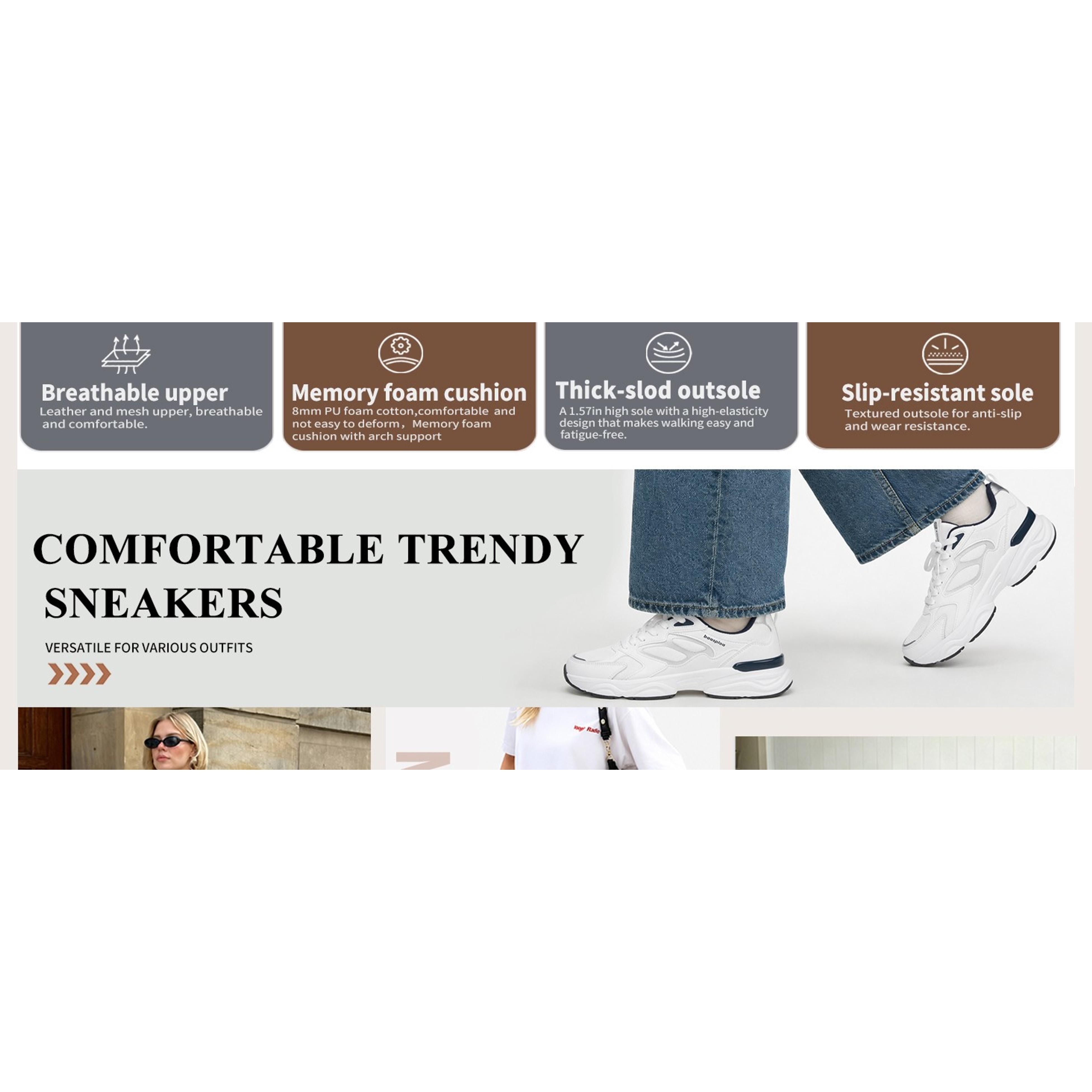 Women's Fashion Chunky Sneakers Tennis Shoes for Gym Workout(Gift) Women's Fashion Chunky Sneakers Tennis Shoes for Gym Workout(Gift)