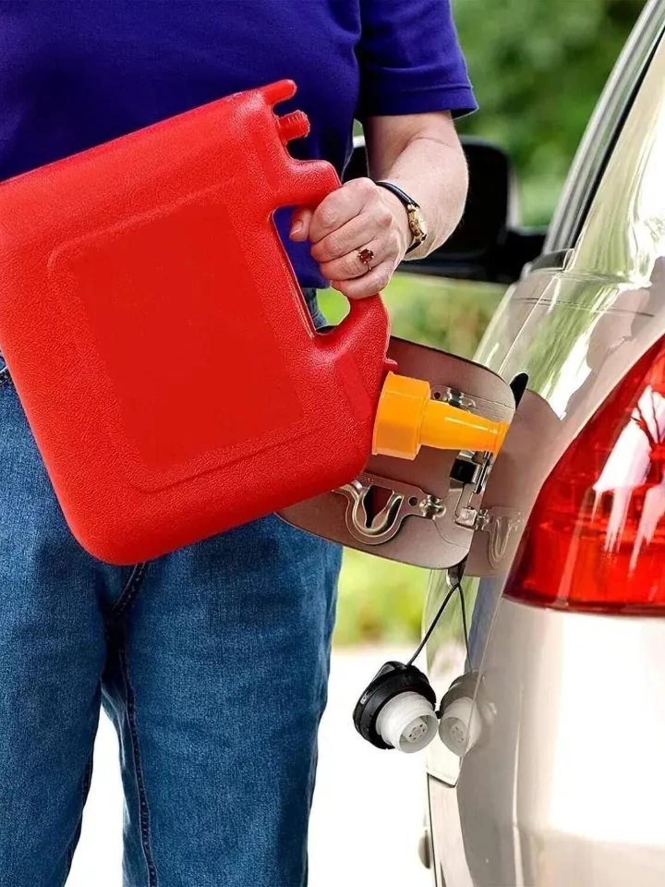 Universal Fuel Can Nozzle Kit | Replacement Gas Tank Spout with Caps for Gallon Containers