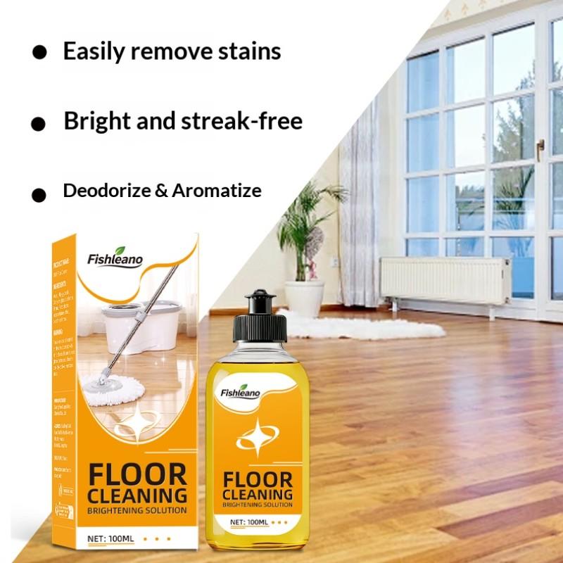 Kitchen Floor Tile Cleaner Liquid, Stain Remover Brightener Deodorizer, 1ps/2ps Scented Mopping Cleaning Solution, Home Care Essential