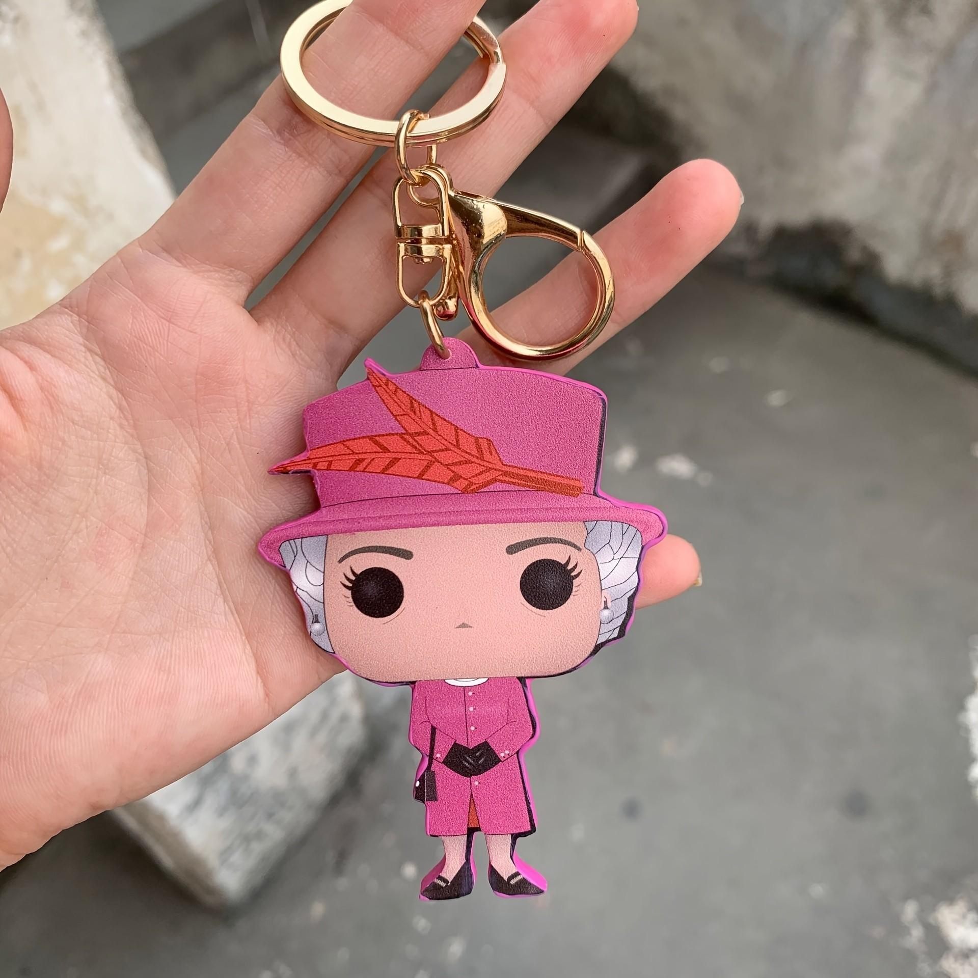 Elegant PU Material Keychain Bag Charm, Perfect for Car Key Decoration, Creative Gift for Anniversaries and Birthdays