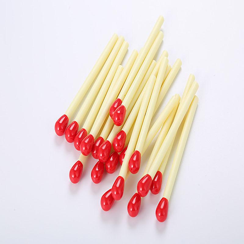 20pcs Cute Matchstick-Shaped Ballpoint Pens, Creative Stationery for Kids, Student Rewards, Small Gifts, Ca Prop 65 Compliant