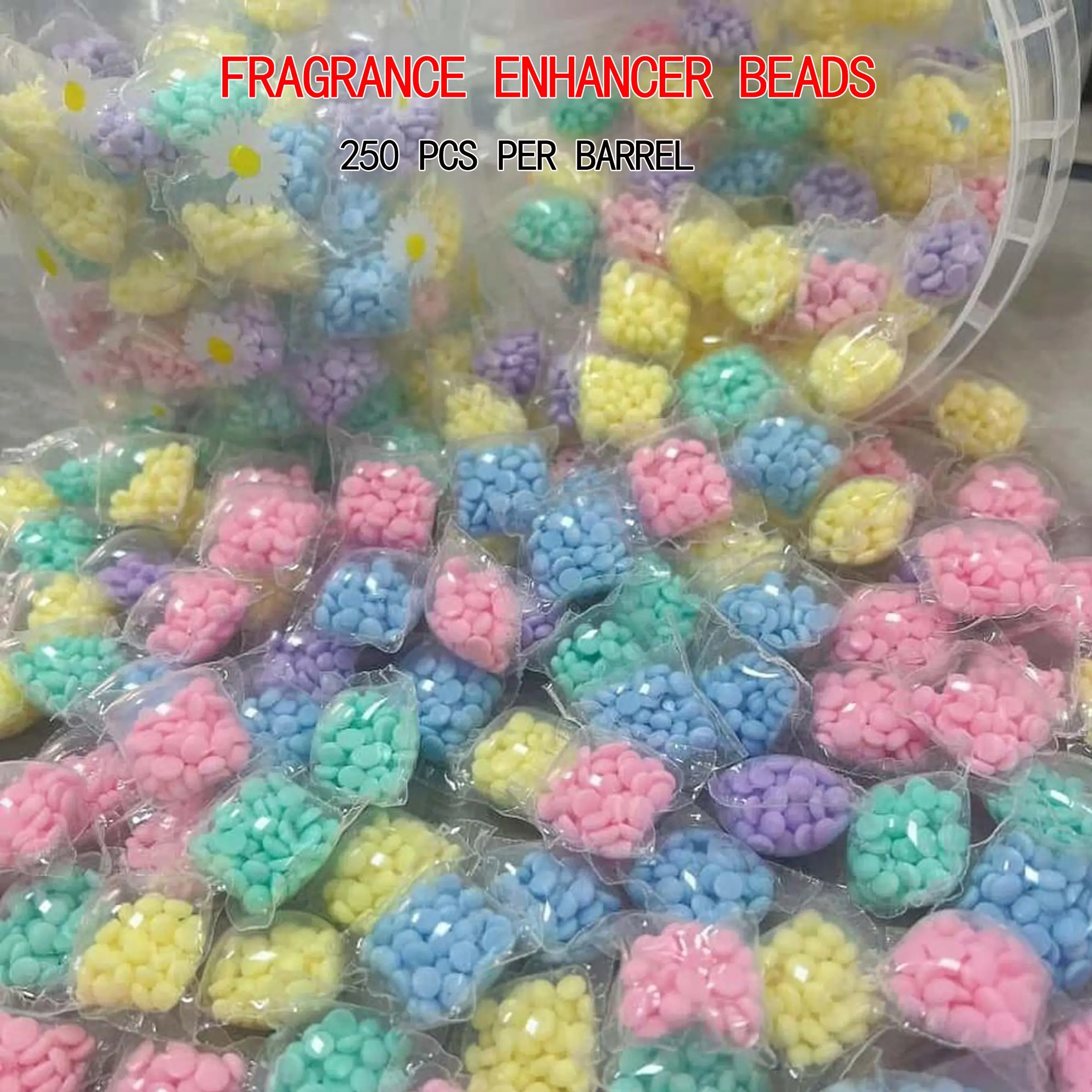 Laundry scent booster, ultra-fresh scent, 250 beads (approx. 820g), laundry scent booster beads, four mixed scents, odor protection, laundry scent beads, Fragrance