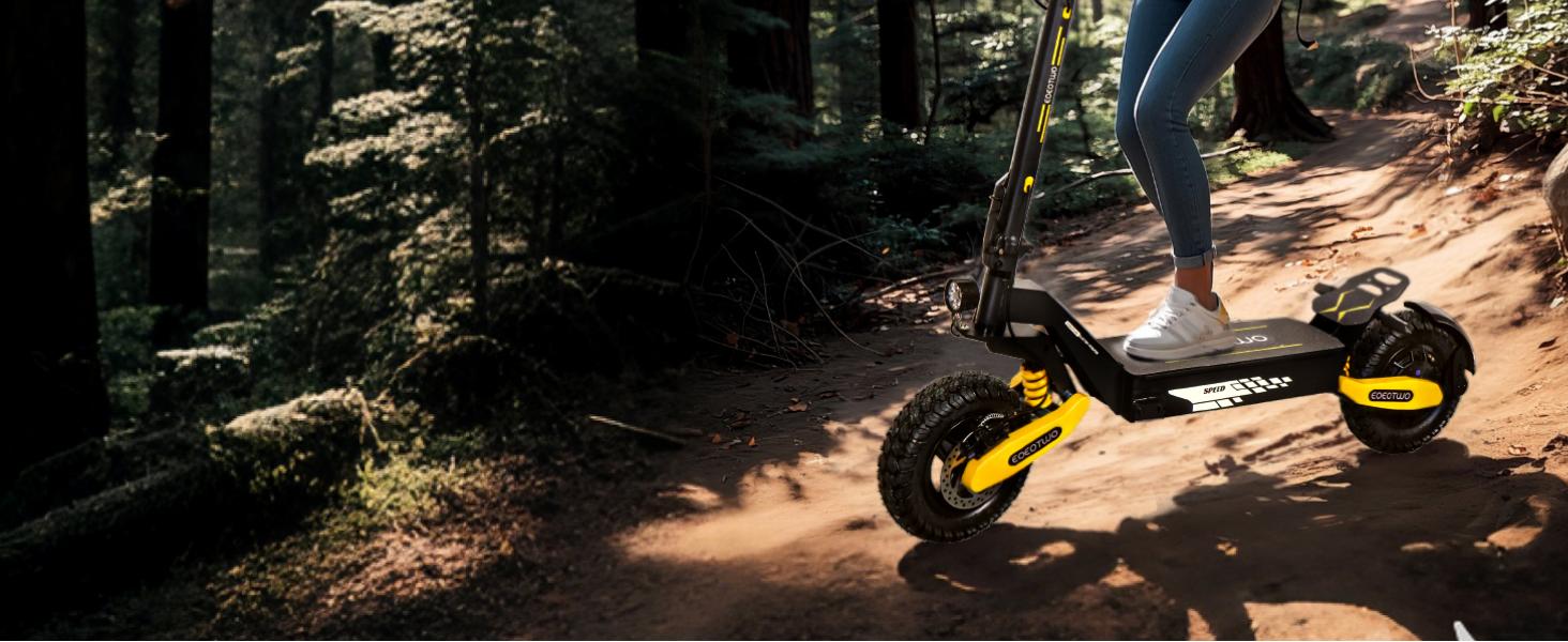 EOEOTWO GT06 Adult electric scooter 1200w electric scooter foldable 11 "off-road scooter with long-distance fast adult scooter 28 miles per hour, 20/40 miles range, dual braking system, front and rear shock absorbers, and turn signal scooter