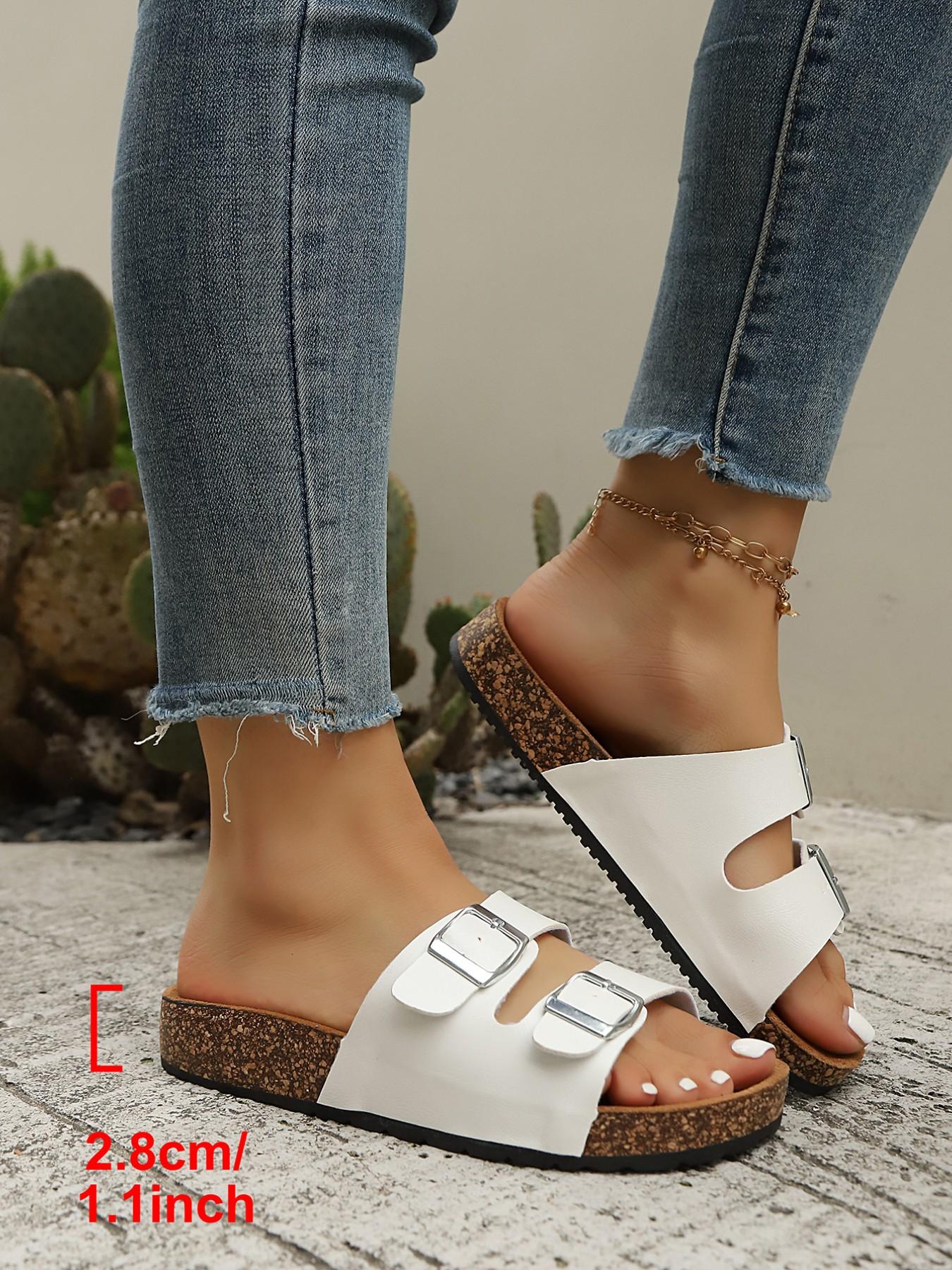 Natural Cork Shoe Insoles, Arch Support, Adjustable Velcro, Comfortable for Long Walks, Fits Different Foot Widths, Non-Irritating