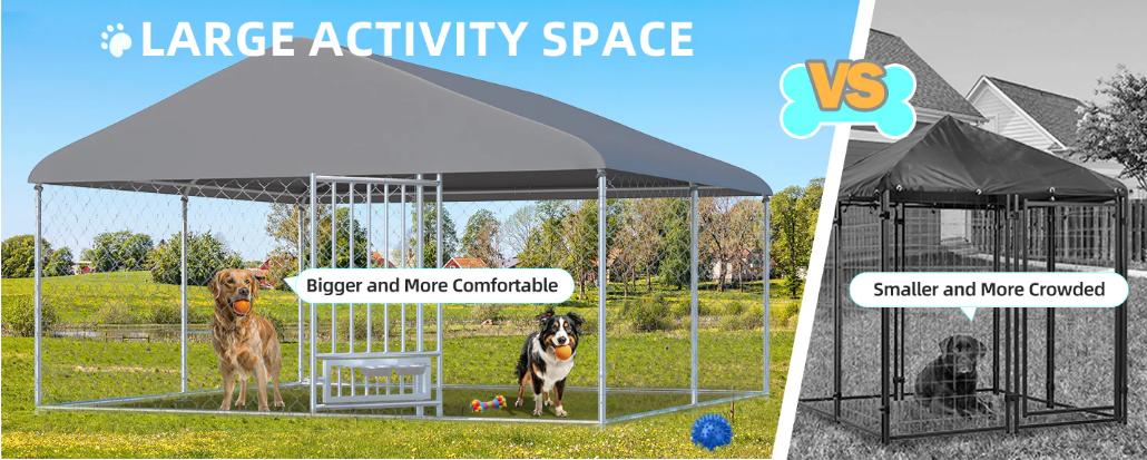 Transparent Pet Playpen, 8/12/16-Panel Pet fence with Door,  Indoor Dog Pen, 41*41*24/61*61*24, Foldable, White