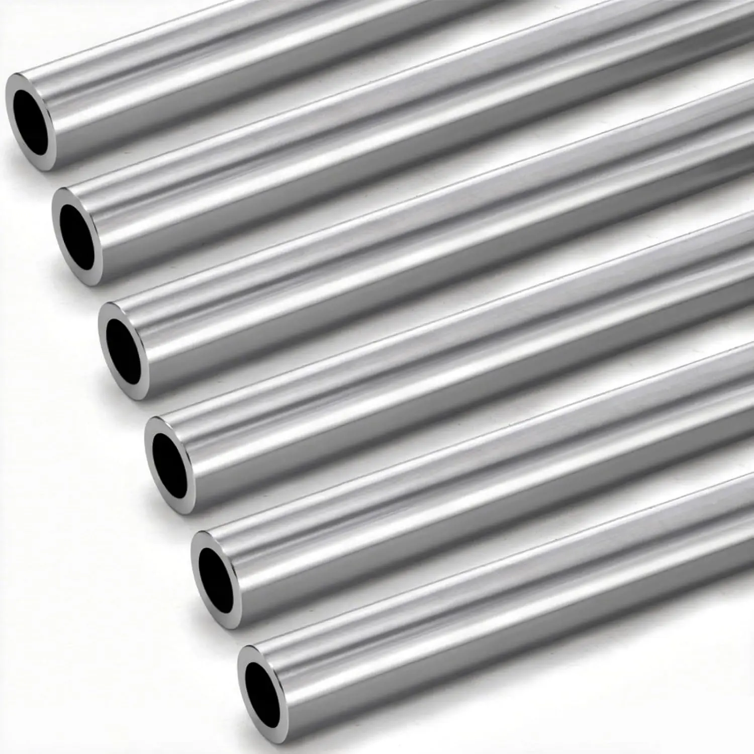 6 Pack Cool Rolled Steel Tube, 3/4" OD Industrial Metal Tubing, 0.51" LD Seamless Round Steel Pipe, 0.12'' Wall Weldable Tubing for Automotive Applications, 12 Inch Length