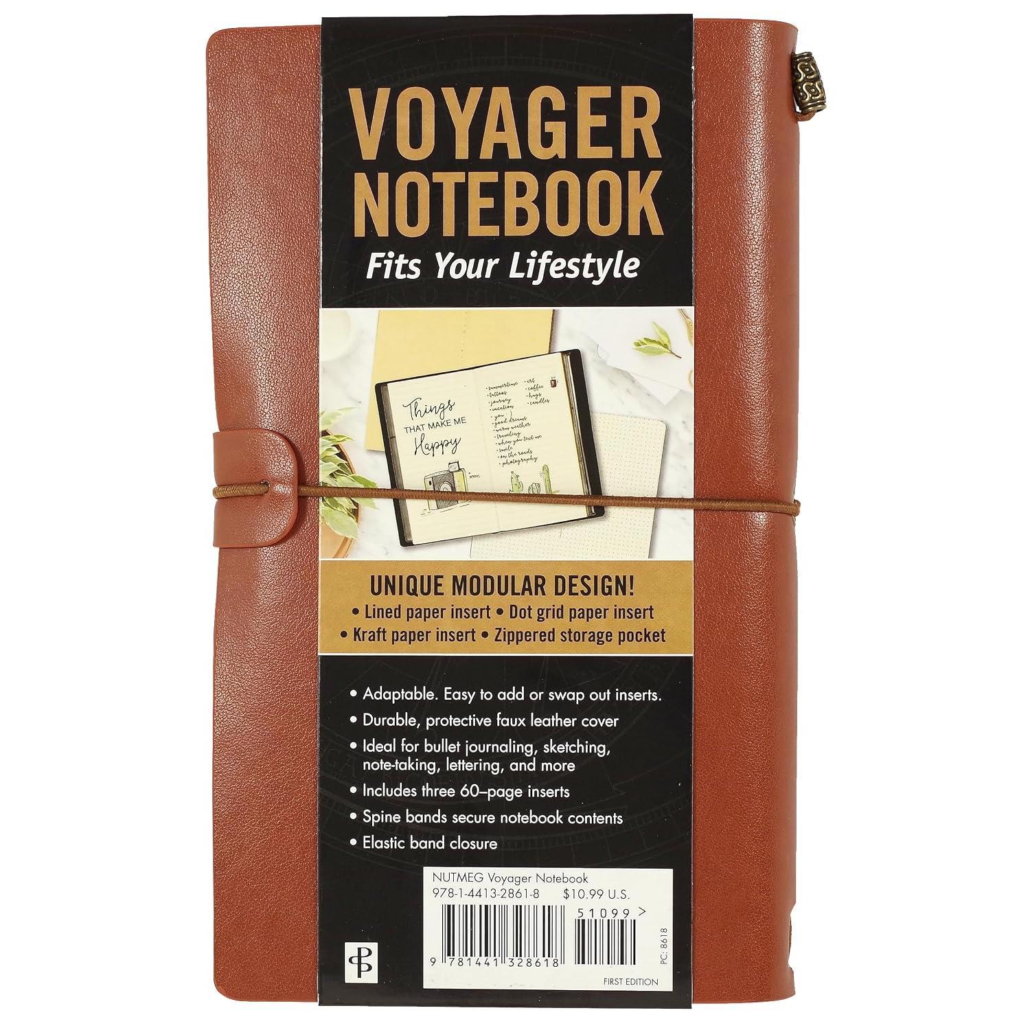 Refillable Journal - Nutmeg (Traveler's Journal, Planner, Notebook) - Hardcover