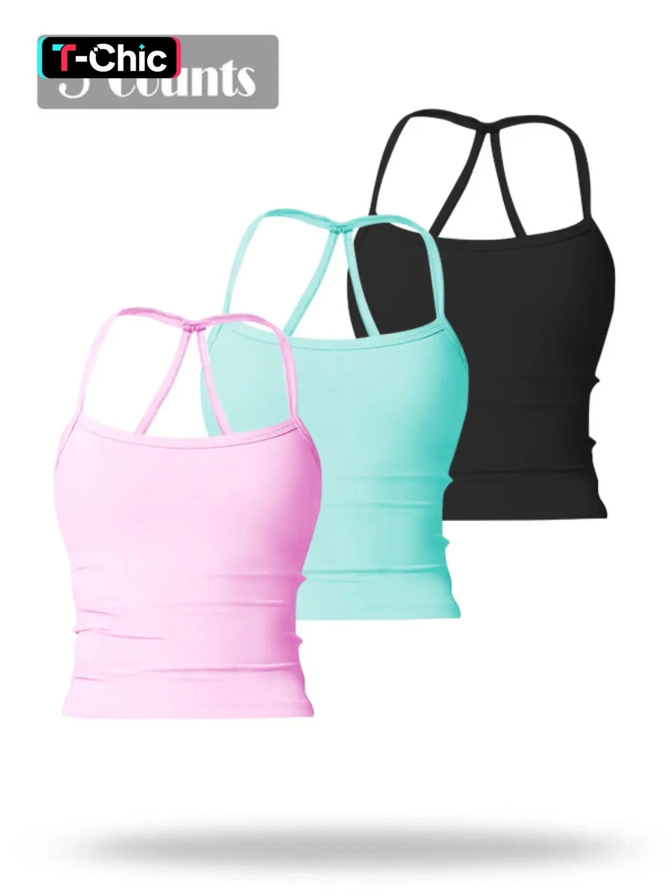 3-Pack Women's Athletic Workout Tank Tops, Soft High-Stretch Activewear Fabric, Ideal for Casual Hiking, Running & Fitness, Comfortable Stylish Daily Wear