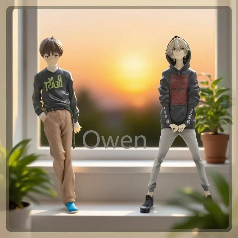 2026 Hot selling toys Anime EVA Ikari Shinji Figurine Nagisa Kaworu Action Figures PVC Standing Statue Collection Model Birthday Decoration Toys Gifts Internet-famous toy