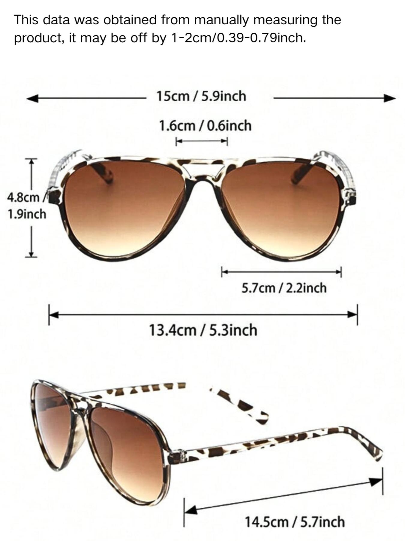 Women's Vintage Leopard Pattern Sunglasses, Trendy Casual Sunglasses for Everyday Use, Fashion Accessories for Outdoor Activities, Trendy Beach Eyewear