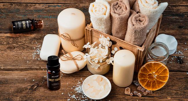 Gentlemen's Essential Oils Set - 6x10ML Mens Fragrance Oil for Candle Making, Diffuser - Sandalwood, Cedar, Leather, Bay Rum, Cologne Aromatherapy Oils for Men