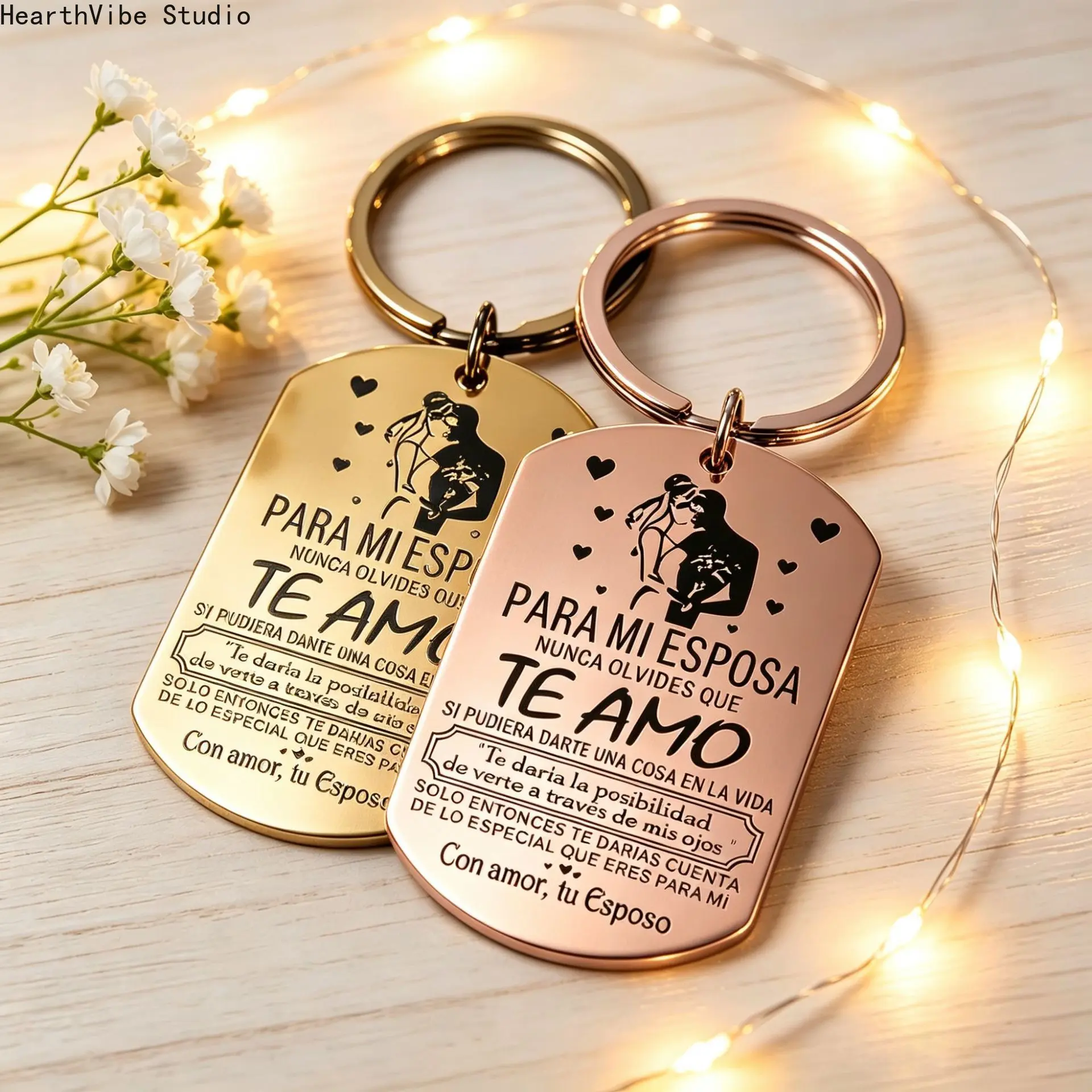To My Wife Forever Love Keychain from Husband, Romantic Stainless Steel Keyring, Meaningful Love Keepsake for Anniversary Birthday Valentines Day, Personalized Engraved Gift for Her