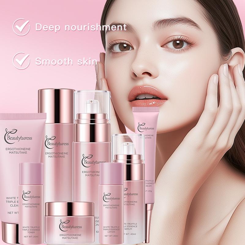 Korean Style Glass Texture Skincare Set, 8-Piece Hydrating Moisturizing Kit, Suitable for Sensitive Skin, Contains Hyaluronic Acid, Daily Korean Style Glass Texture Skincare Set, 8-Piece Hydrating Moisturizing Kit, Suitable for Sensitive Skin, Contains Hyaluronic Acid, Daily