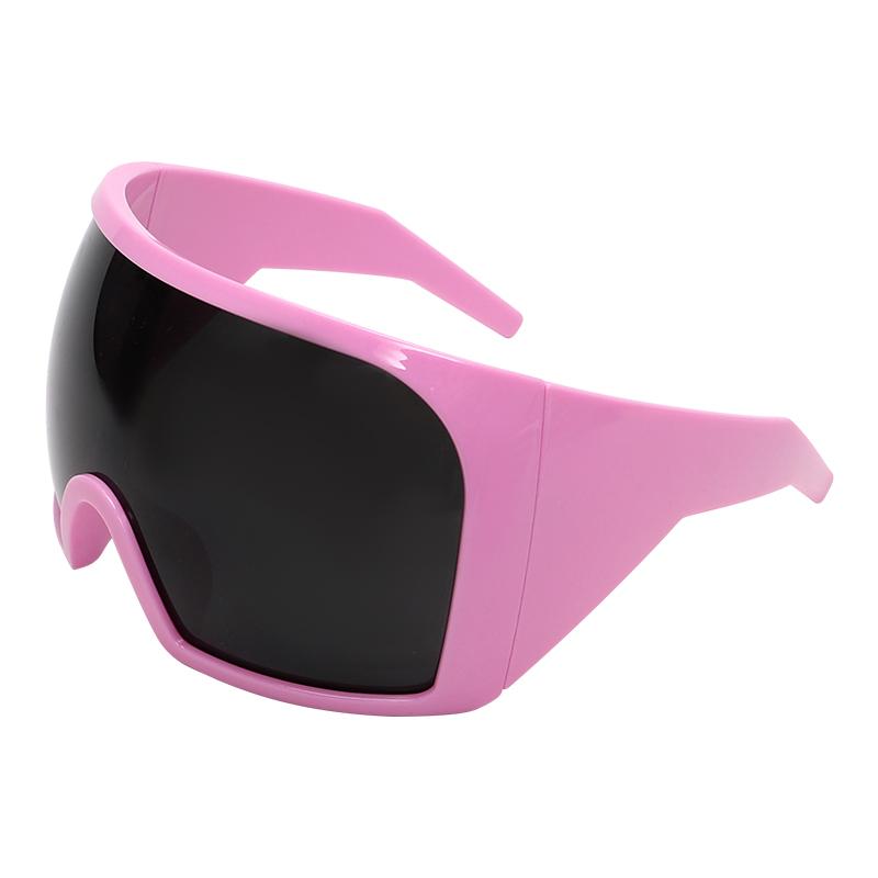 Futuristic Wrap Around Sunglasses Rave Curved Lens UV400