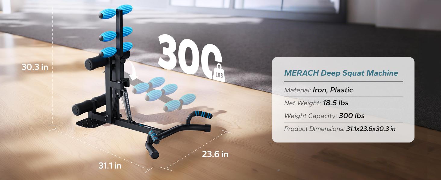 MERACH Deep Squat Machine, Adjustable Glutes workout for Home Gym Workout Training, Sit Up Machine for Abs and Muscle Building, Abdominal bench, Push Up Fitness Equipment,dealsforyoudays,  TikTokShopBlackFriday
