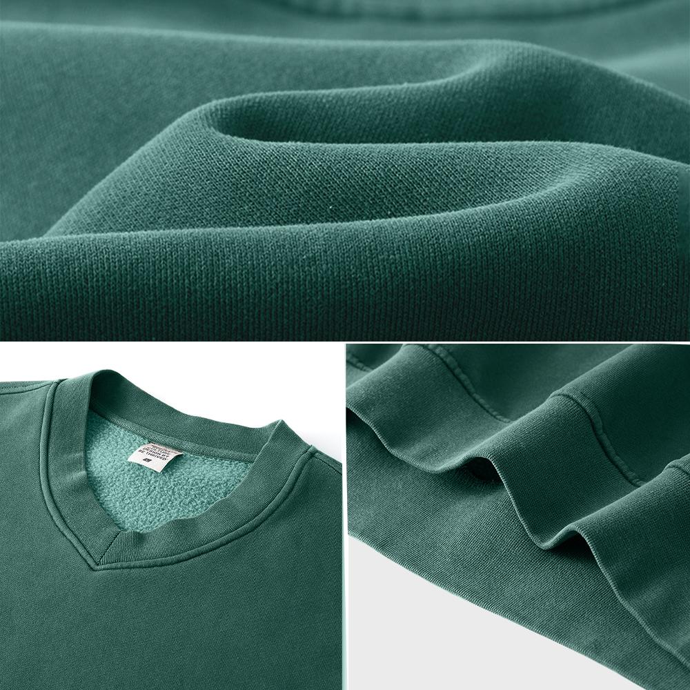 Hatant Womens Oversized V-neck Hoodie Crop Heavyweight Hoodies Vintage Acid Wash Hoodie Cotton Fleece Hoodies for Women