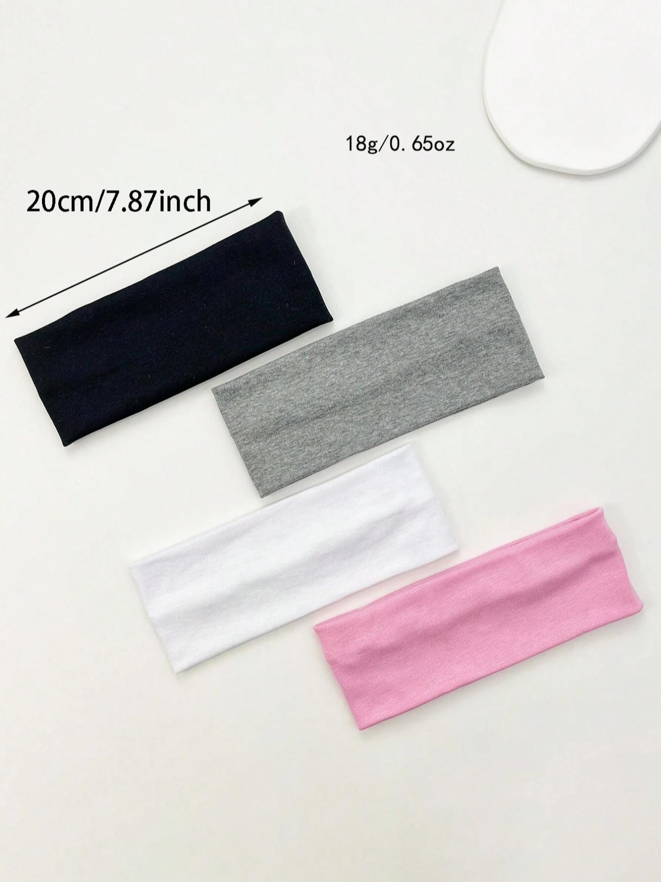 2/3/4pcs/Set Women's Multi-Color Fabric Premium Fashion Headband, Suitable For Daily Wear Gym Elastic Headbands Hair Band Turban Headband Sweatband