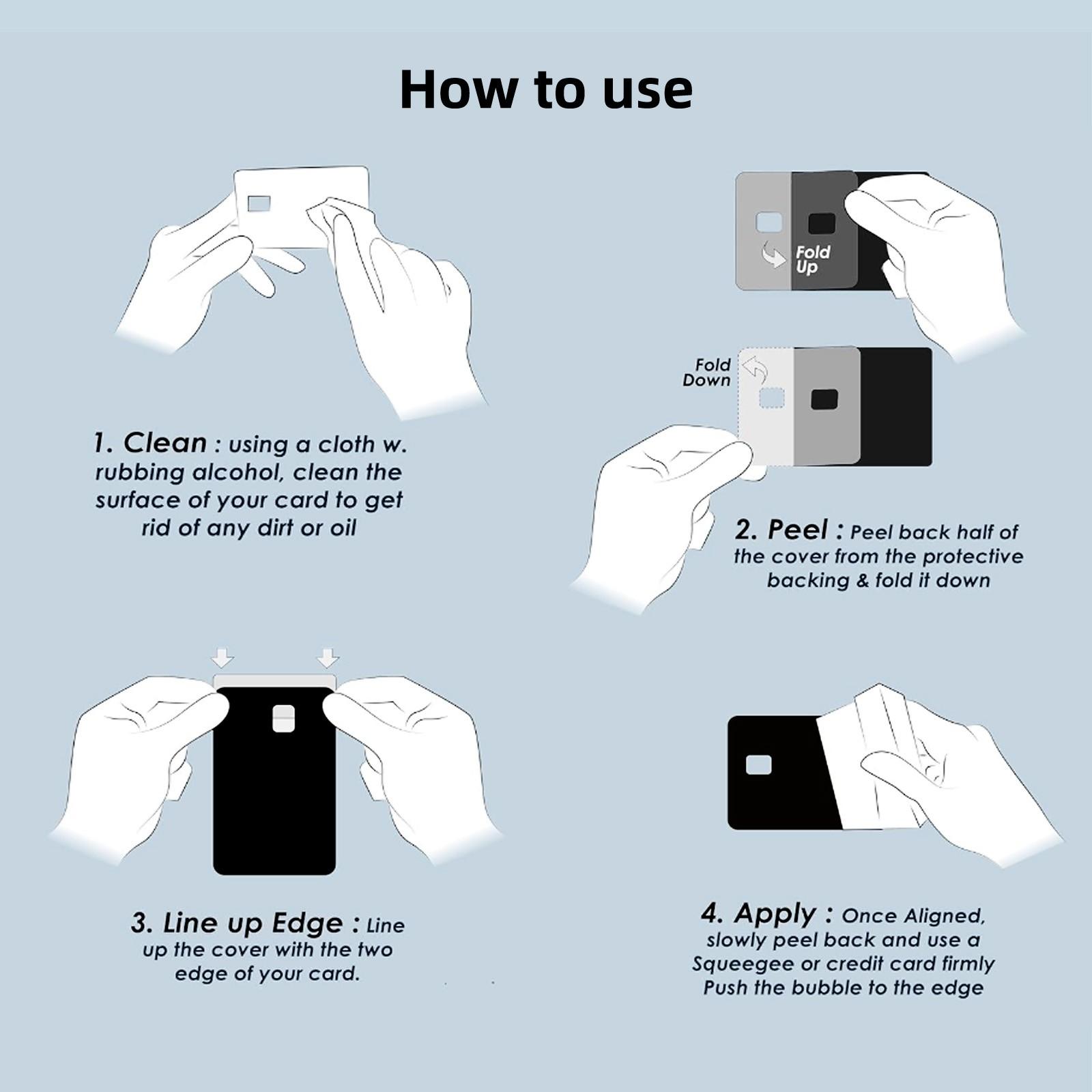 Frog Design Credit Card Skin Sticker, 4 Counts/Set Thin Waterproof & Scratch Resistant Credit Card Decal, Personalized Bank Card Decorative Sticker