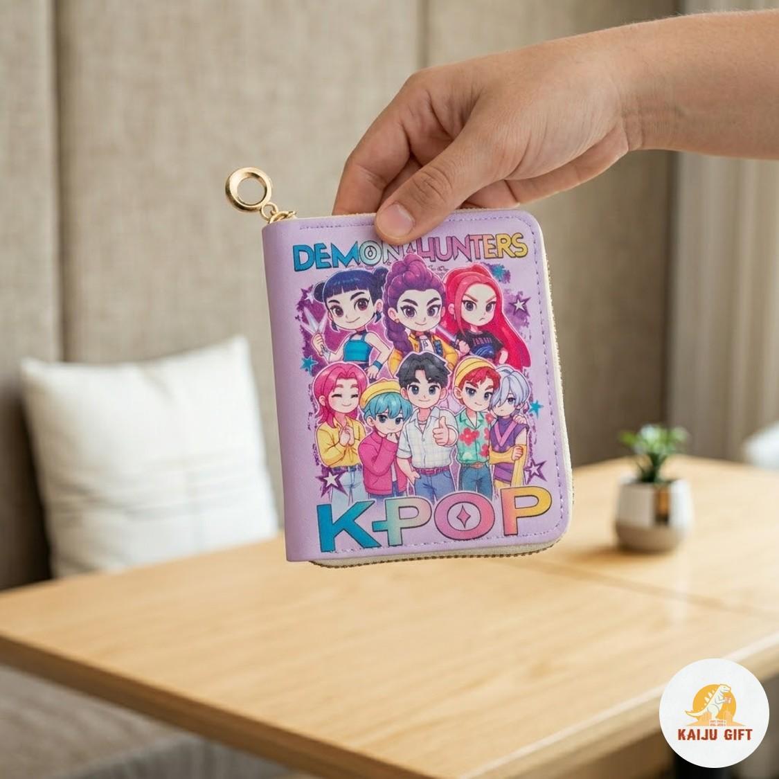 Kpop High-Profile Short Wallet, Cute Portable Small Wallet for Students, Trendy Hanging Accessory Bag, Perfect Gift for School Start