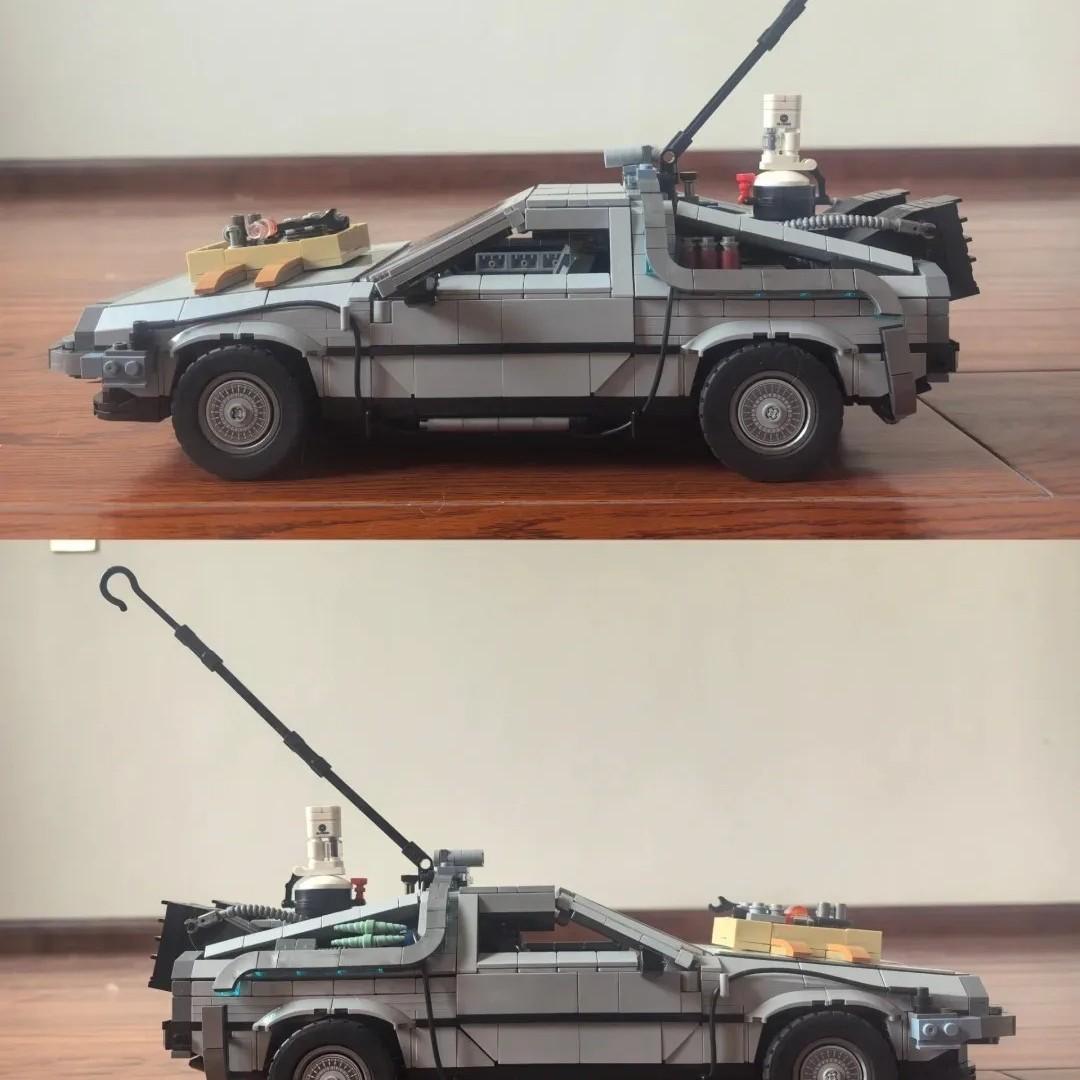 1872 Pieces Back to the Future Time Machine Building Block Sets, Adult and Kids Toy Gift, Educational Birthday Present for Boys and Girls