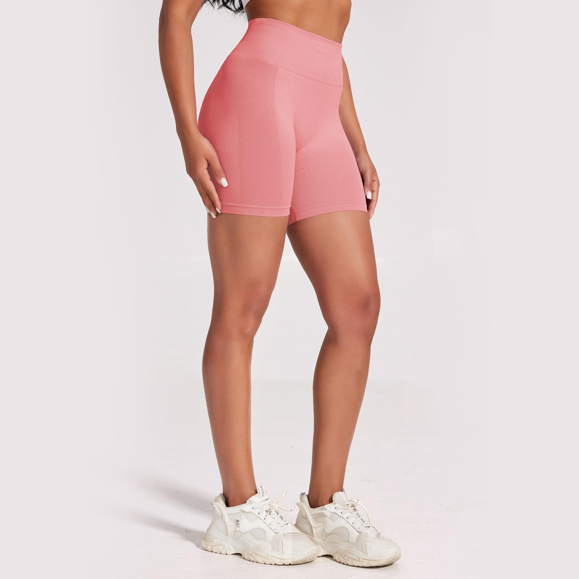 VICONOW Shorts for Women - 8/5 Inch High Waist Tummy Control Color Bike Shorts for Gym Workout