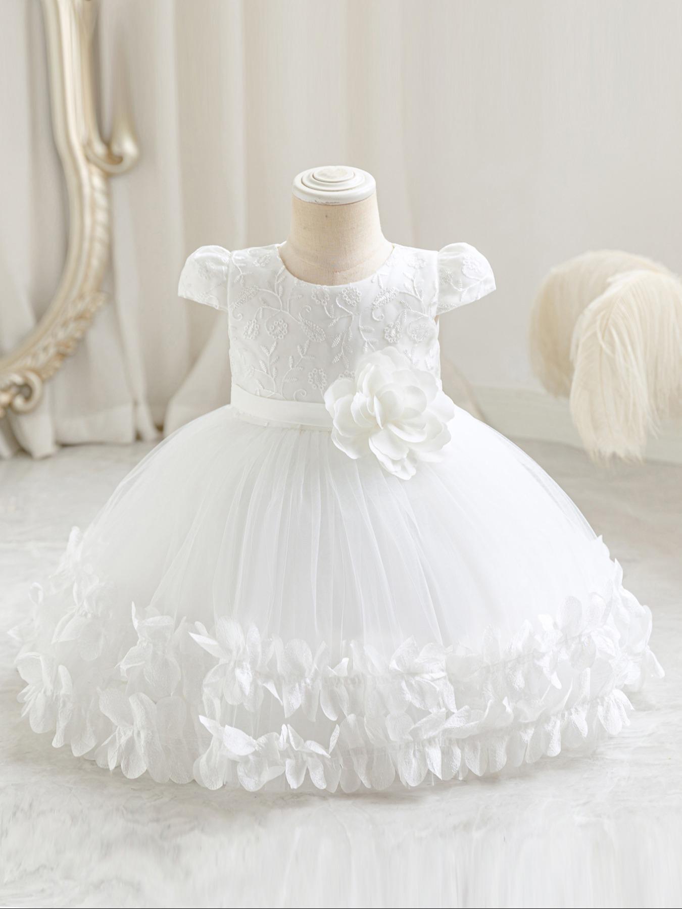 New Girl Princess Seraphina Dress, Lace Trim Party Gown, Wedding Season Costume, Halloween Christmas, Birthday Performance Wear