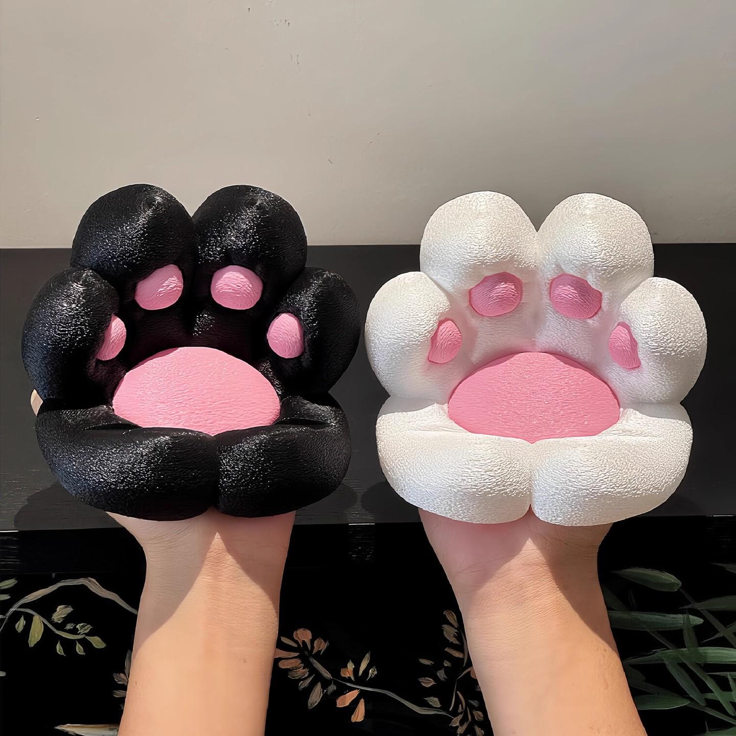 Creative Cat Claw Phone Stand Cute Desk Phone Holder Anti-Stress Fidget Toy Adjustable Cell Phone Stand Funny Gift for Home Office Desk Decor Compatible with iPhone Android