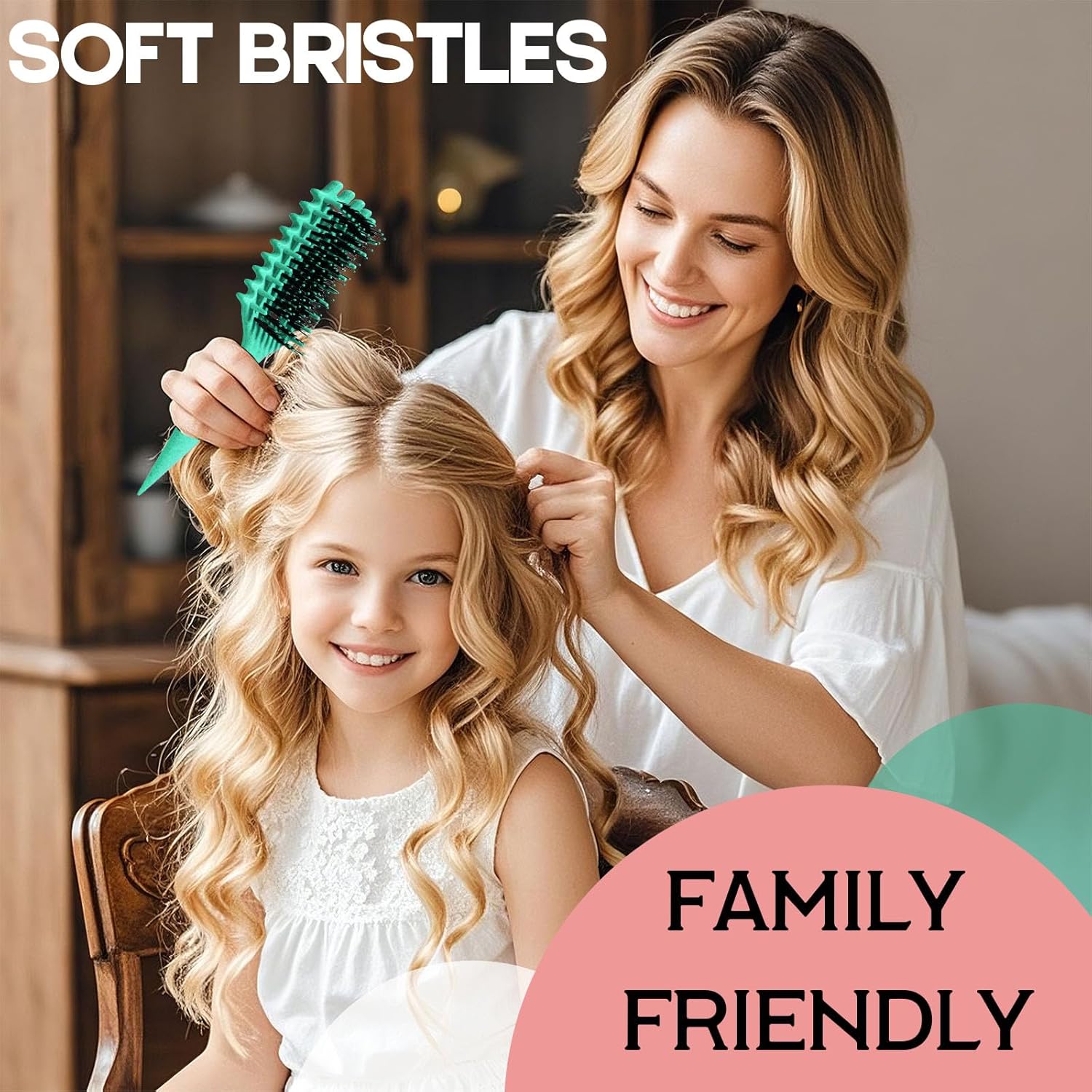 【Thoughtful Valentine's Day gifts for girls】Curl Brush Curl Styling Brush for Women, Men, Wet and Dry Hair, curl defining brush,curl talk,wavy hair products, brush,miche hair products,brush detangling ,hairbrush for women,light weigh,wavy talk thermal