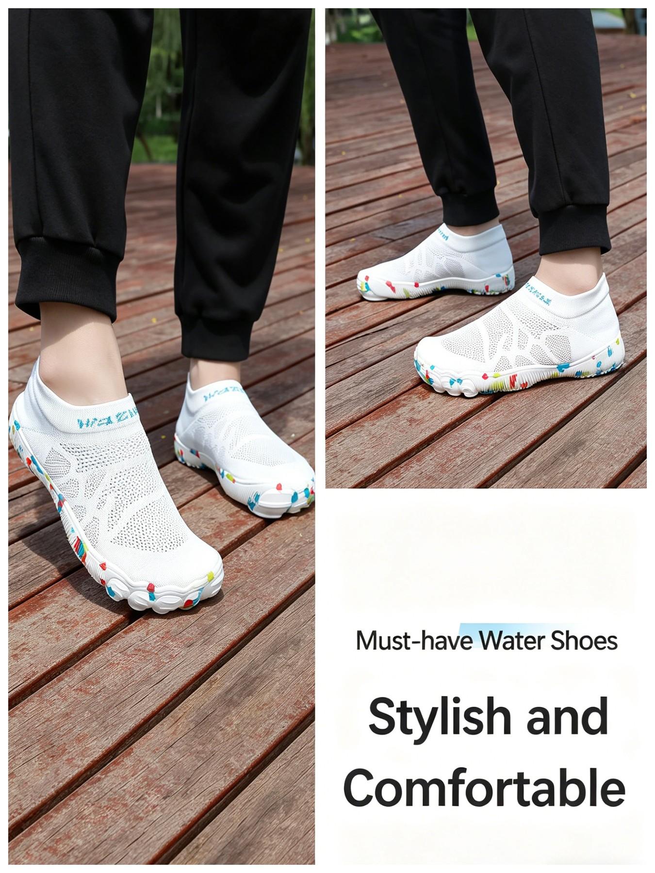 Women's Barefoot Water Shoes, Quick Drying Athletic Gym Footwear, Beach Swim Sneakers, Aqua Shoes for Diving Sailing Travel Fishing