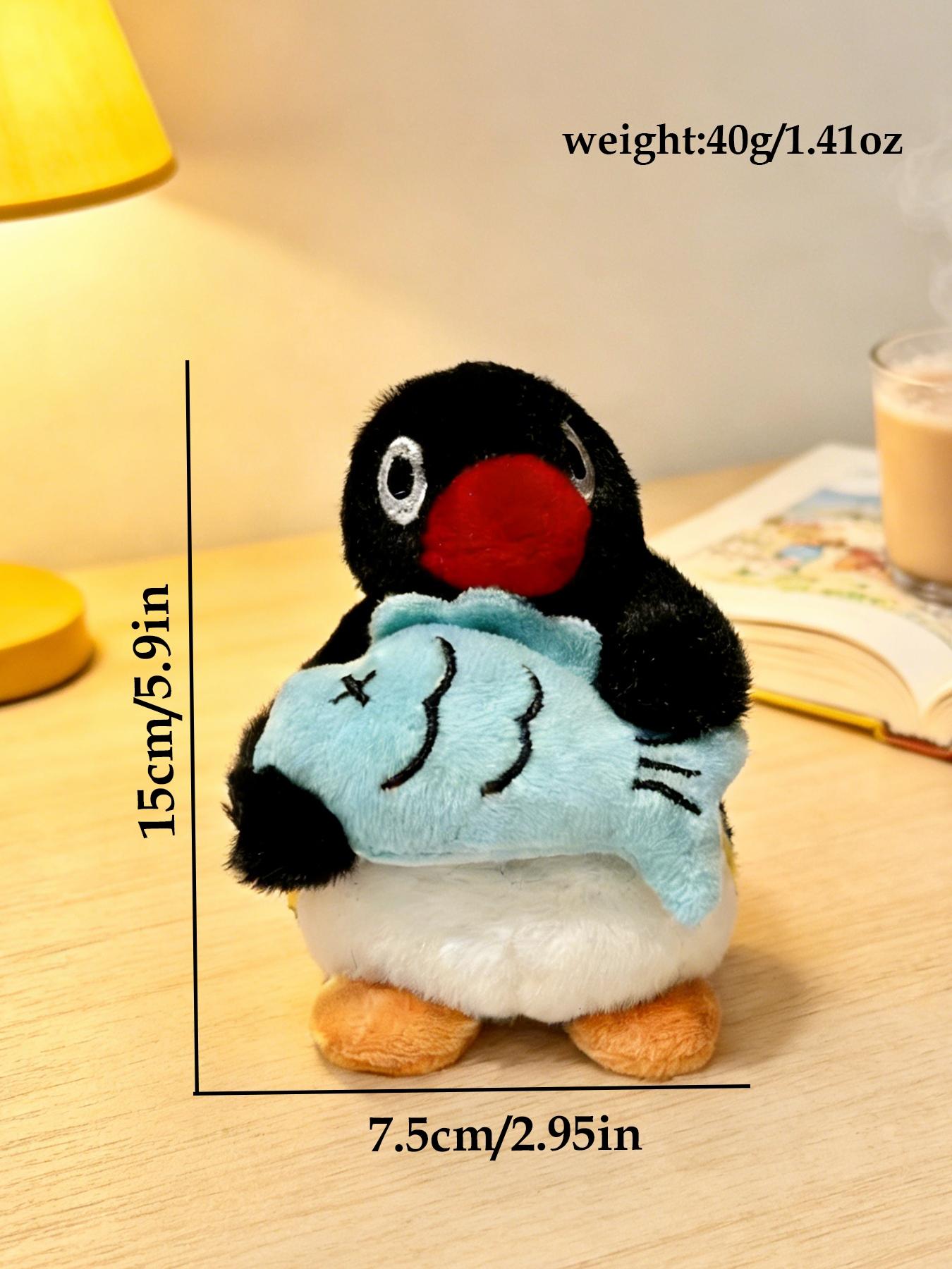 Cute Pingu Plush Keychain, Creative Gift, Hanging Decoration, Cartoon Doll Bag Charm
