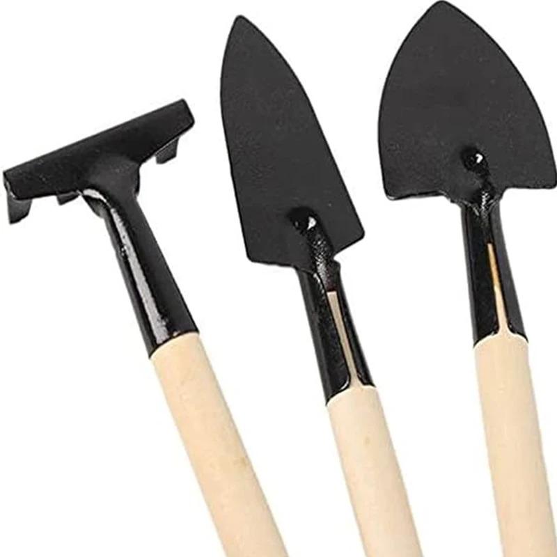 Mini Gardening Tools Set, 3-Piece Succulent Gardening Tool Set,  Stainless Steel Mini Shovel, for Succulents, Plants, Outdoor.
