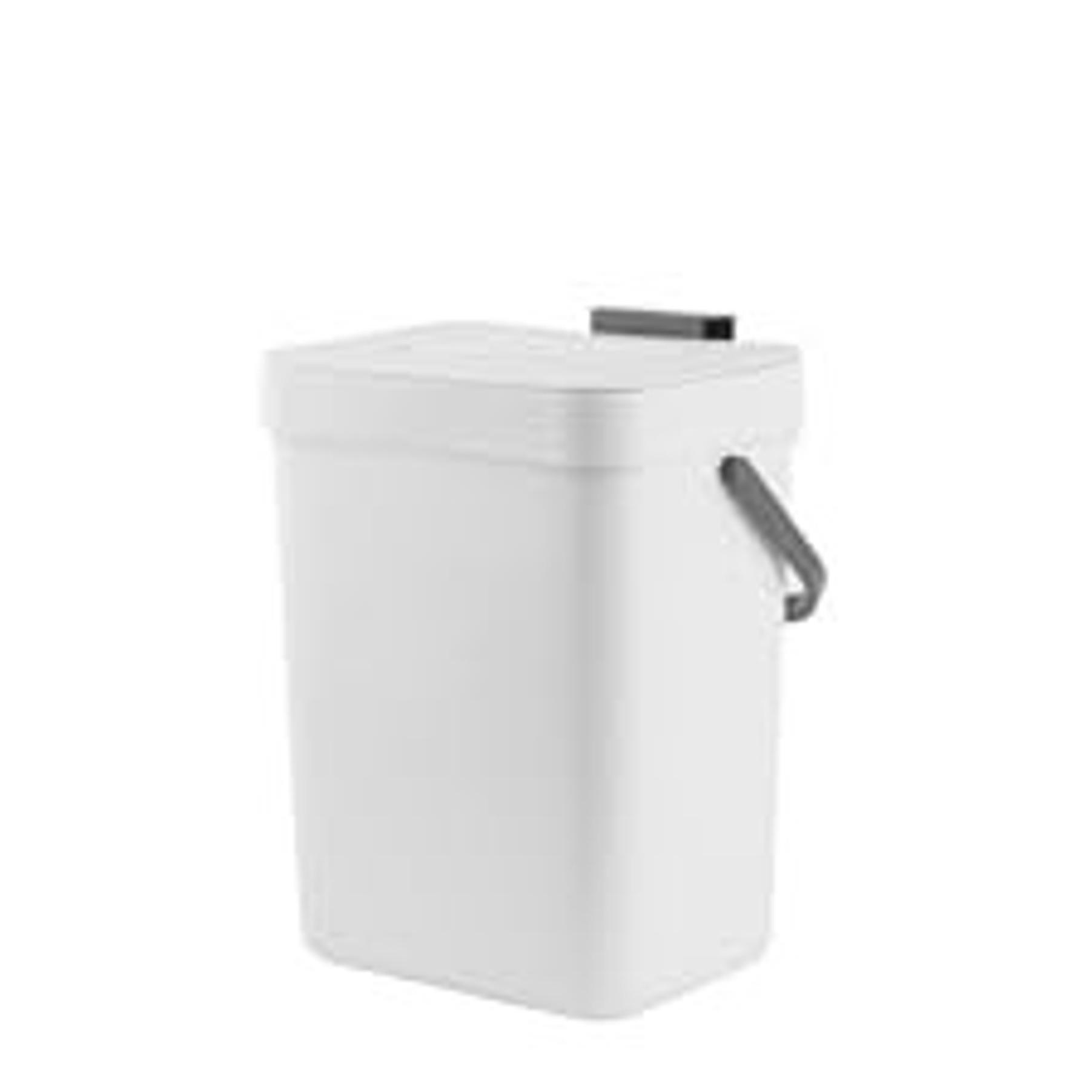 Under Sink Trash Can，Kitchen Compost Bin, 3.2 Gallon/12L, Black | Hanging Garbage Can for Kitchen/Bathroom/Cupboard,Wall Mounted, Plastic Food Waste Bin, RV Trash Can