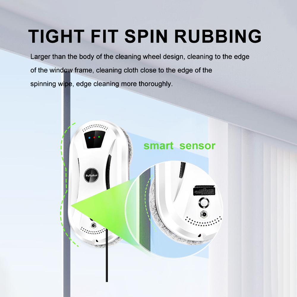 Window Cleaner Robot,Smart Glass Cleaning Robotic with 5600Pa Strong Suction,Remote Control Window Cleaning Robot for Windows/Tiles/Class Door Window Cleaner Robot,Smart Glass Cleaning Robotic with 5600Pa Strong Suction,Remote Control Window Cleaning Robot for Windows/Tiles/Class Door