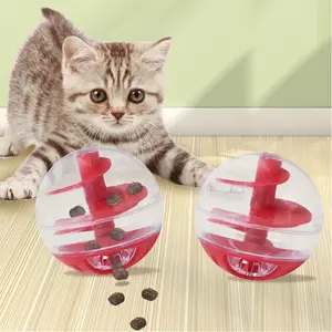 Cat feeding toy, pet snack dispenser, interactive feeding toy, pet fun ball, no batteries required