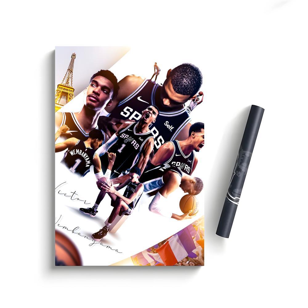 Victor Wembanyama Poster Bedroom Home Decor Art Poster Perfect Gift for Family and Friends